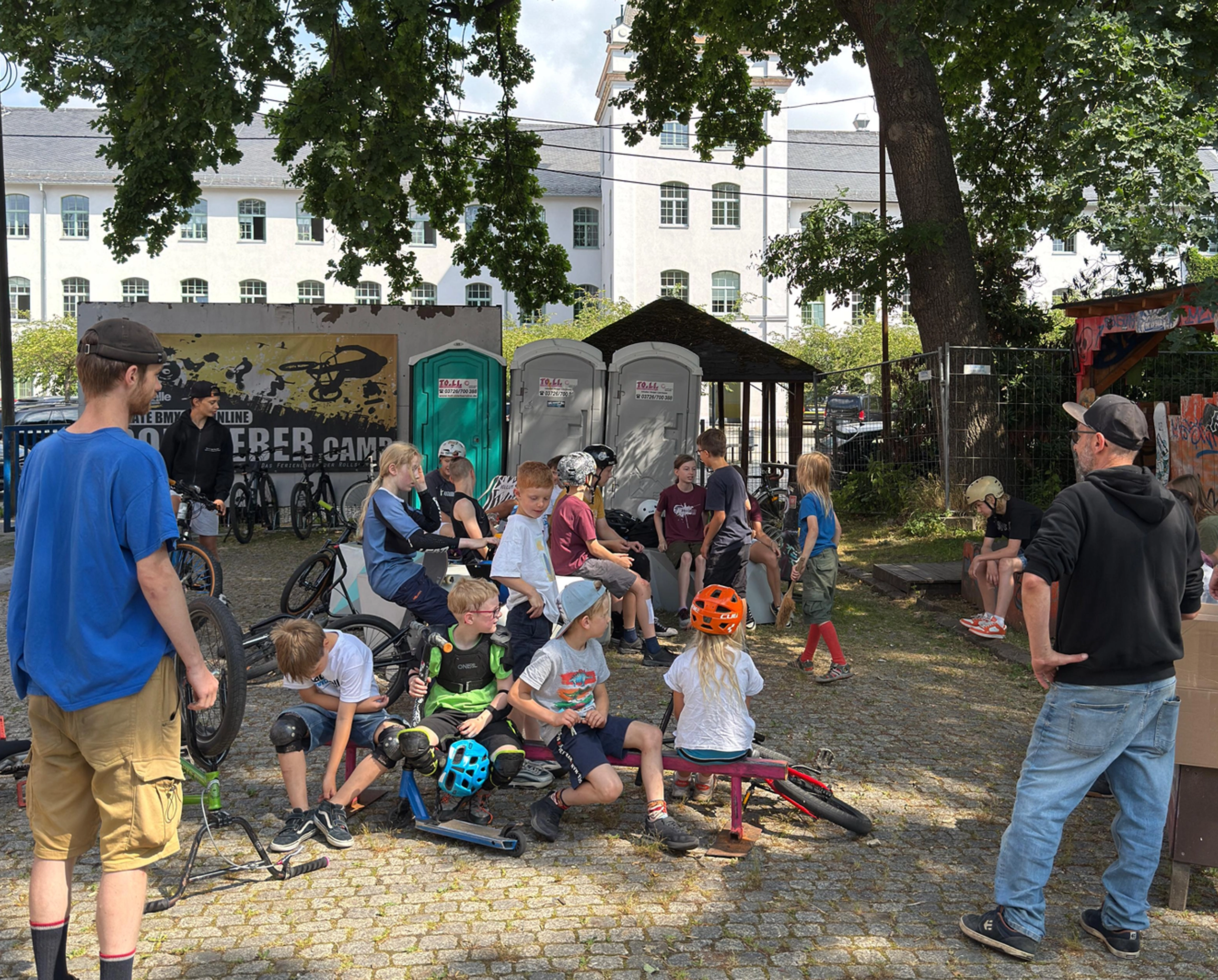 Skatehalle Chemnitz, Rollfiebercamp, Ferienlager