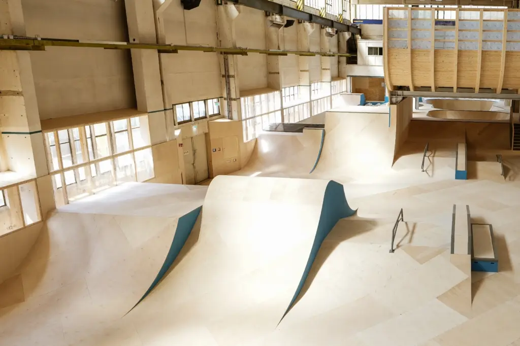 Skatehalle Chemnitz, schönherr.fabrik, Park Überblick © sazinc GmbH